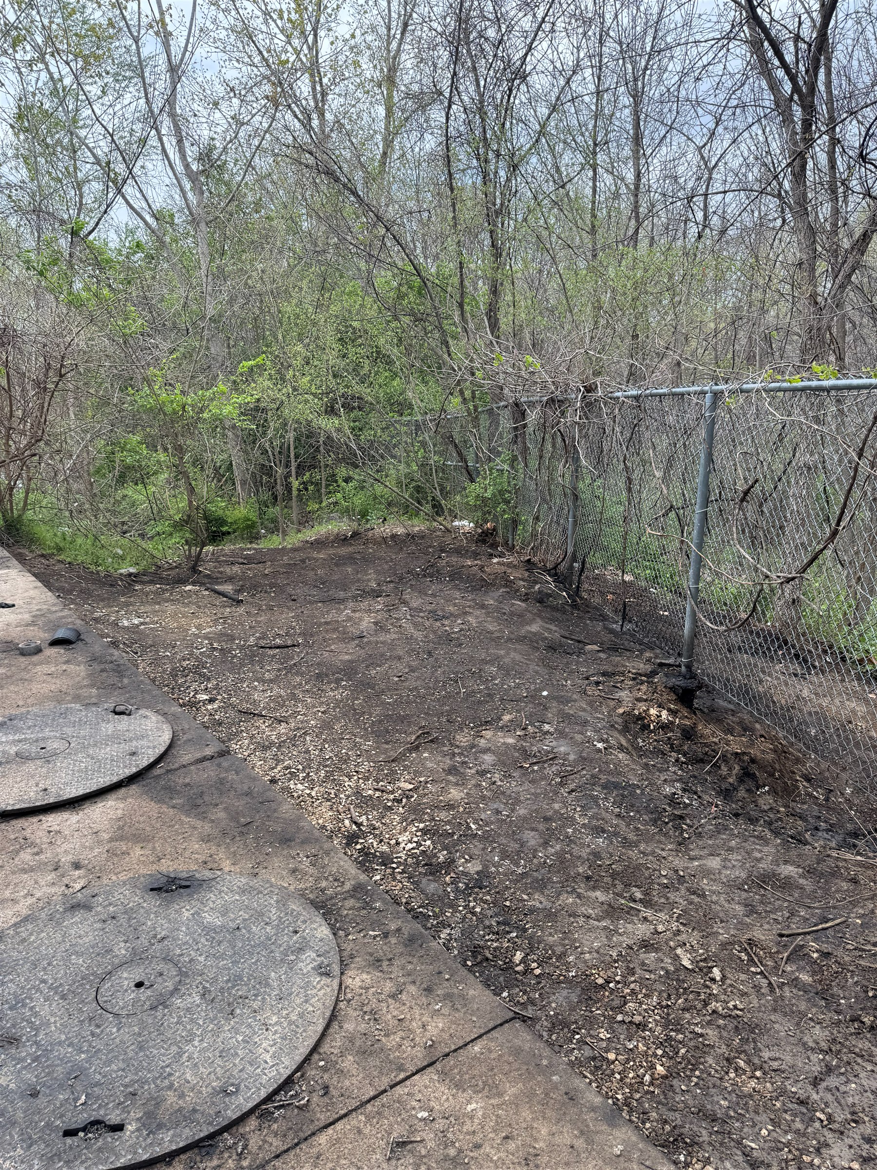 Site condition after petroleum-impacted soil removal and oil-water separator repair